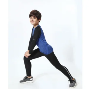 Kids Football Sets Children Boy Students Men Fitness Basketball Running Exercise Training Sports Soccer Top Shirt + Legging Pant